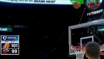 吉莱斯皮和阿伦接连命中三分，太阳最多落后20分现已反超